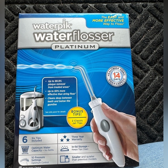 waterpik Other - Waterpik Water Flosser Platinum w Xtras